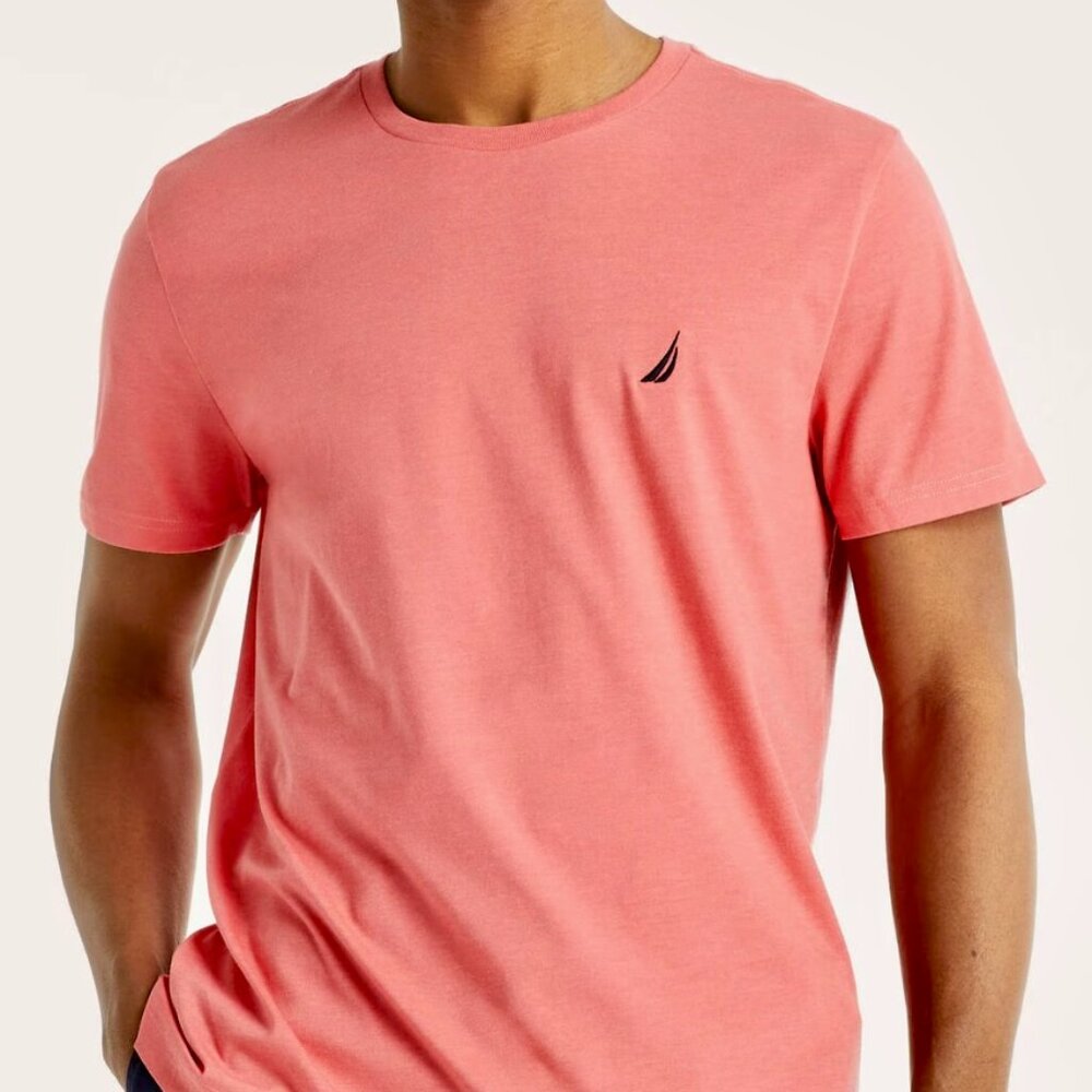 2/$5 Heather Crewneck Deck t-shirt SIZE S